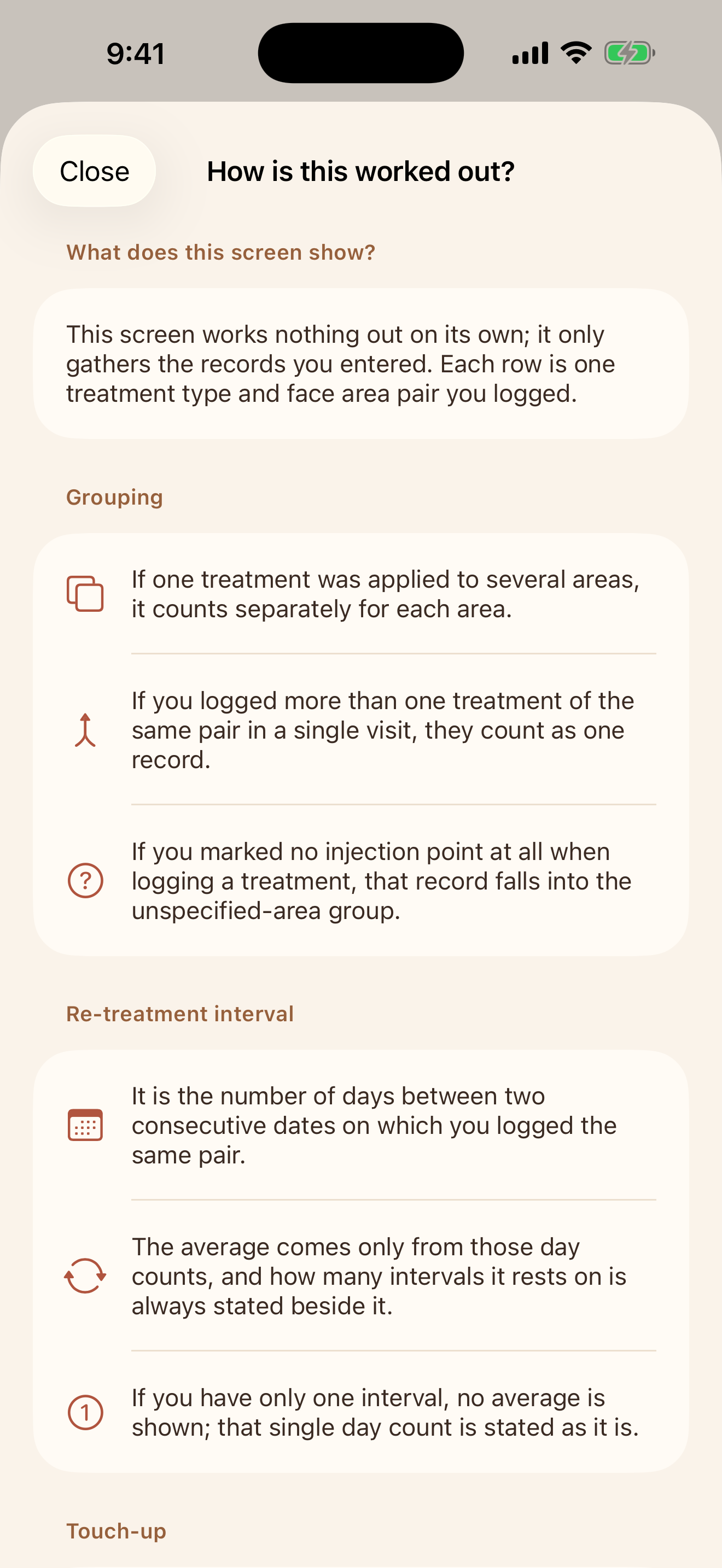 Ruyana explanation of how Result DNA is worked out from your own records
